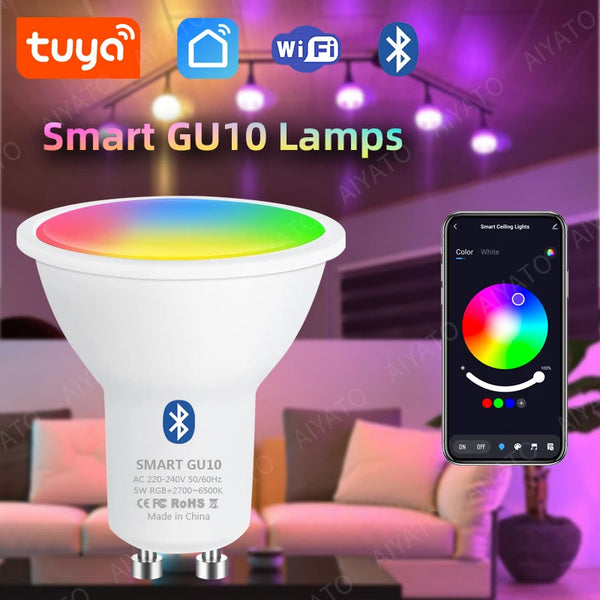 Tuya Smart GU10 RGB LED Bulb